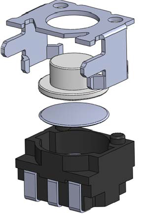 轻触开关结构 轻触开关结构